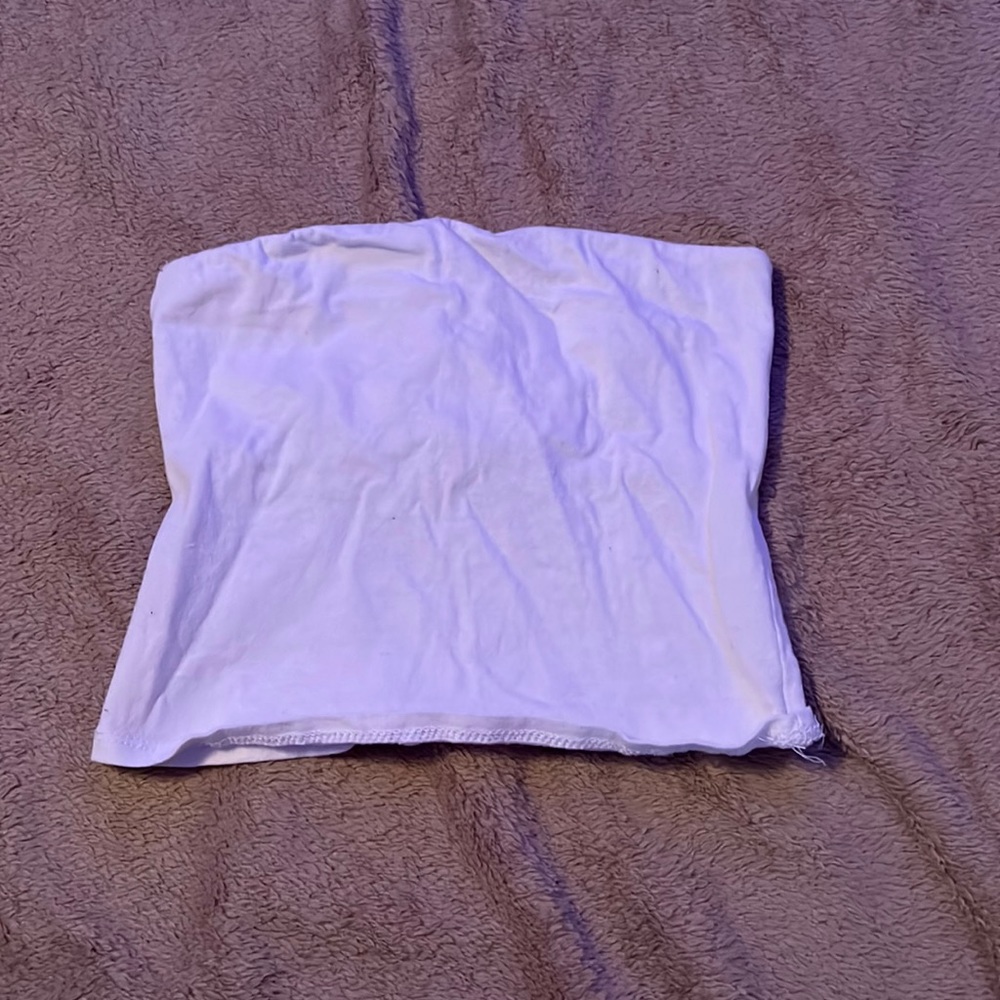 Bozzolo White Tube Top